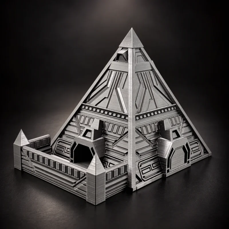 Sci-fi pyramid model