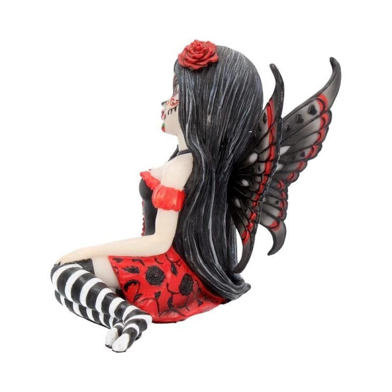 sugar skull fairy figurine