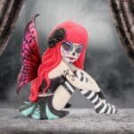 sugar skull fairy figurine