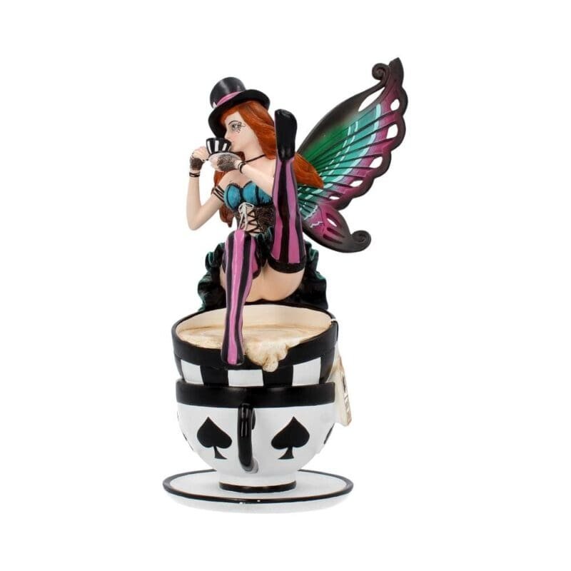 fantasy fairy figurine,fairy figurine,whimsical fairy figurine,fairy ornament,teacup fairy figurine,fairy collectible,resin fairy figurine,gothic fairy figurine,fairy gift,fantasy gift