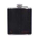 AC/DC hip flask,AC/DC Black Ice hip flask,officially licensed AC/DC gift,rock band hip flask UK,music fan hip flask,AC/DC festival accessory,band merchandise hip flask