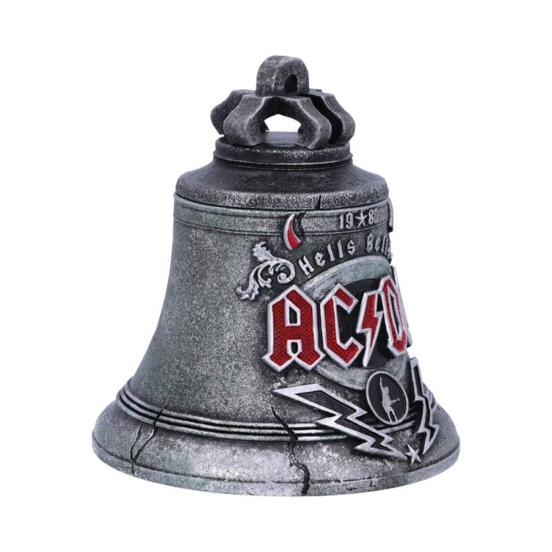 AC/DC Hells Bells box,AC/DC resin storage box,officially licensed AC/DC gift,AC/DC collectible box,rock music gift box UK,AC/DC ornament UK,band merchandise gift box
