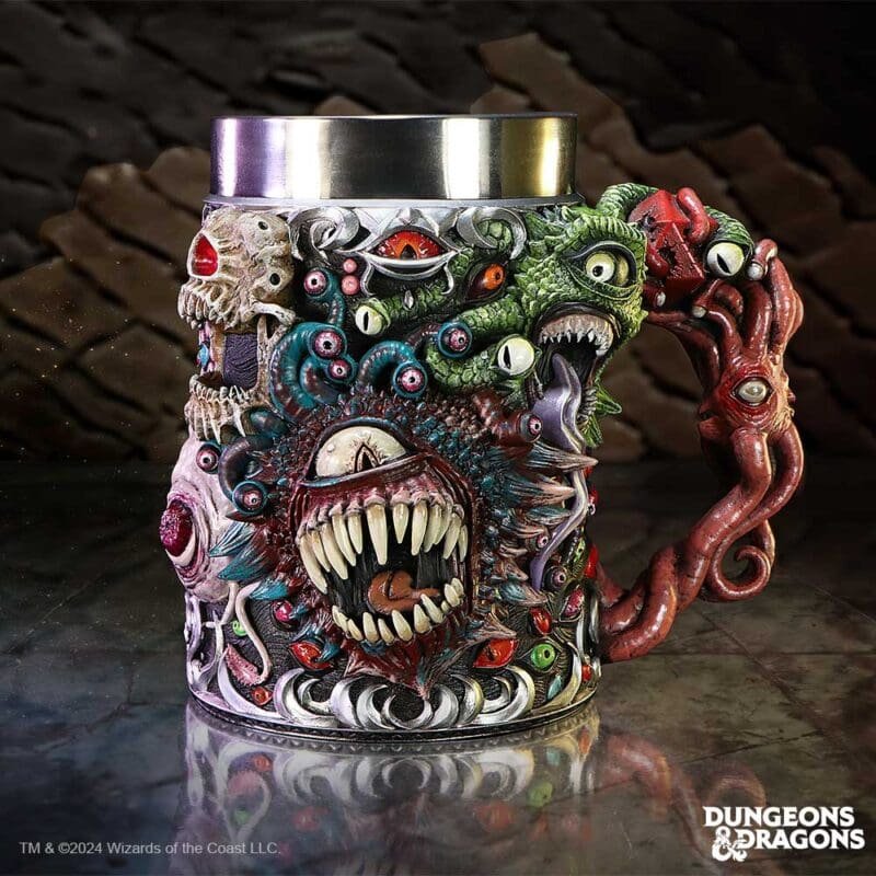Dungeons & Dragons Beholder Tankard, Official D&D Merchandise, Beholder Mug, Gift for D&D Player, Fantasy Gaming Drinkware