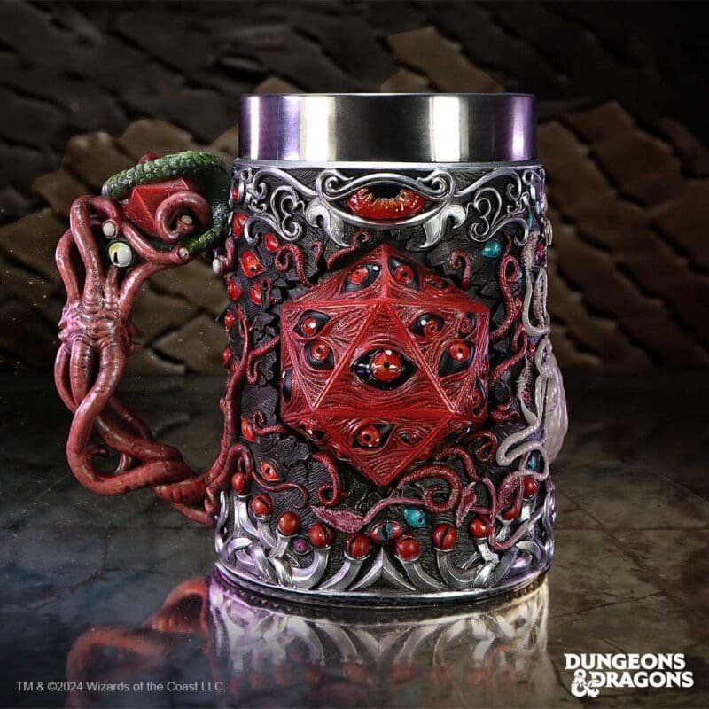 Dungeons & Dragons Beholder Tankard, Official D&D Merchandise, Beholder Mug, Gift for D&D Player, Fantasy Gaming Drinkware