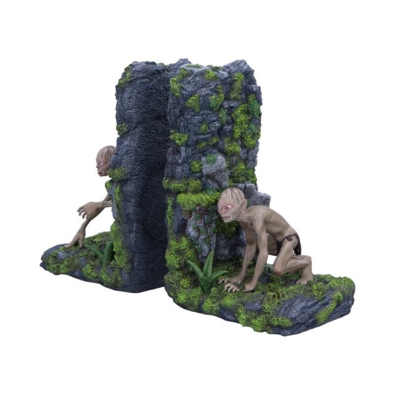 Lord of the Rings Bookends,Middle-earth Collectible,Official Gollum Figure,Tolkien Fan Gift,Nemesis Now LOTR