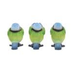 Three Wise Blue Tits