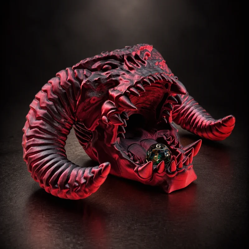 balrog dice tower controller holder Demon head dice holder