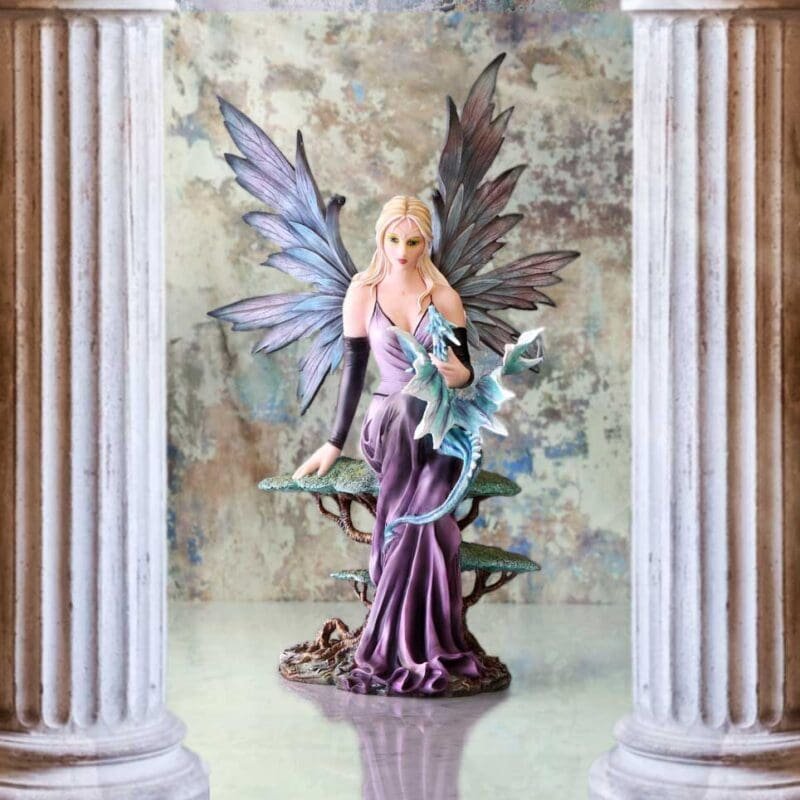 fairy and dragon figurines