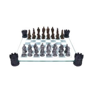 Medieval Knight Chess Set 43cm