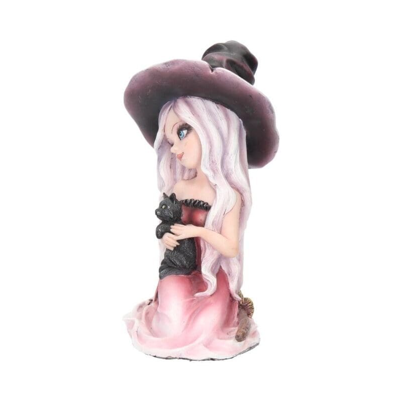 witch figurine,witch ornament,black cat ornament,gothic witch figurine,cat lover gift,resin witch figurines,witch gift,cute witch figurine,black cat figurine,alternative gift