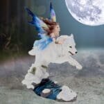 d2494g6-7.jpg fairy and wolf figurine