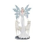 d4278m8.jpg fairy and wolf figurine