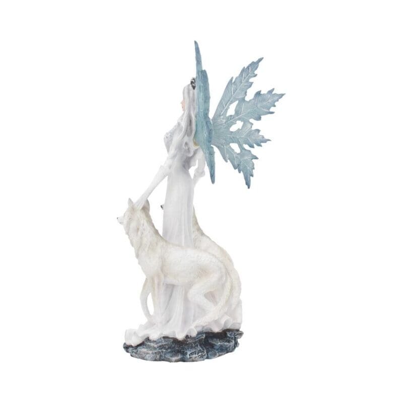 fairy and wolf figurine
