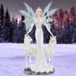d4278m8-7.jpg fairy and wolf figurine