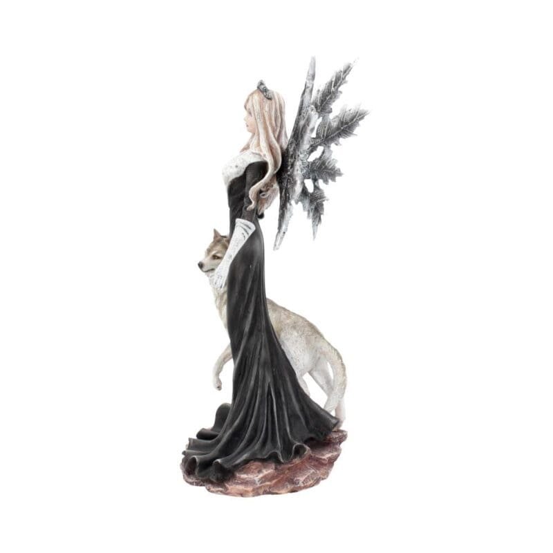 fairy and wolf figurine