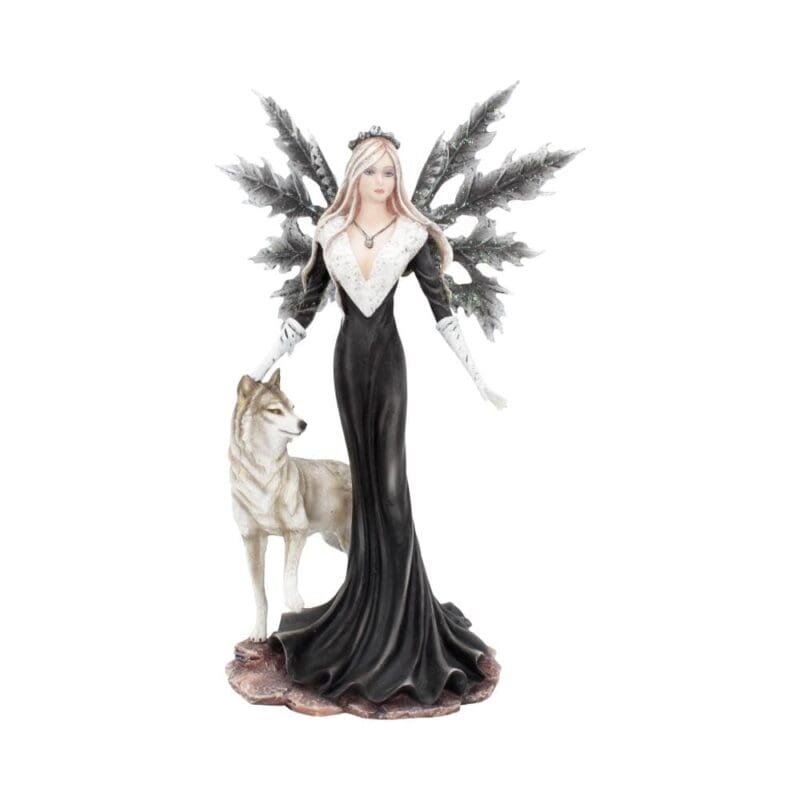 d4509n9.jpg fairy and wolf figurine