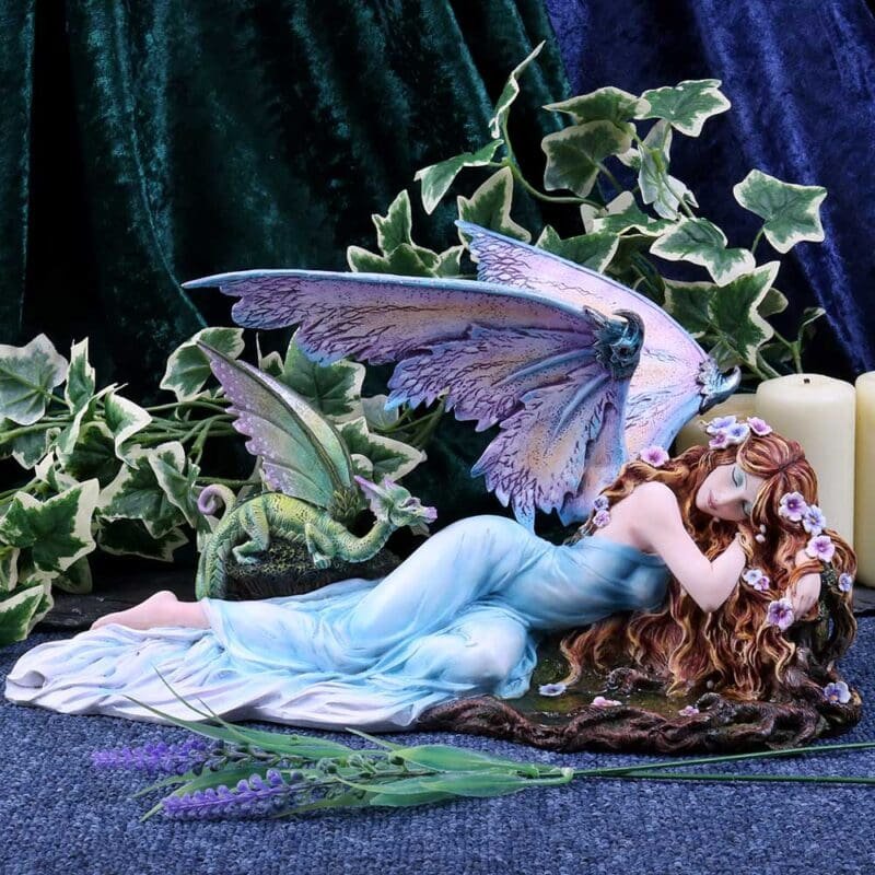 fairy and dragon figurines