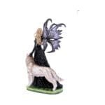 fairy and wolf figurine