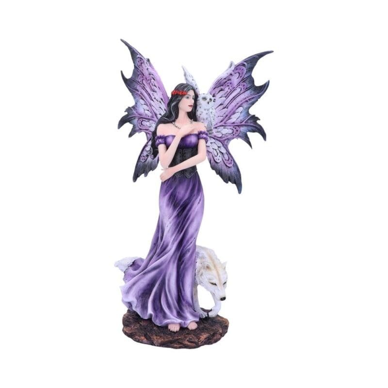 d5123r0.jpg fairy and wolf figurine
