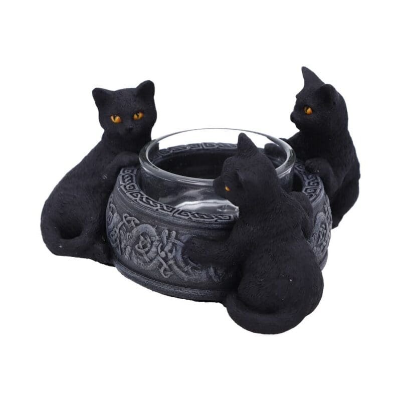 cat tealight holder