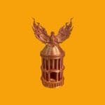 il_fullxfull.5511309648_ngyu.jpg Dice tower statue of a bird with wings on top of a building