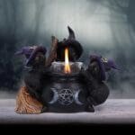 u5952v2-7.jpg Cat Candle holder,Familiar Cauldron,Cat