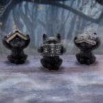u6717a24-7.jpg Three Wise Cats,Gothic Halloween Decorations,Witchcraft Altar Figurines,See Hear Speak No Evil Cats,Witchy Cat Lover Gift