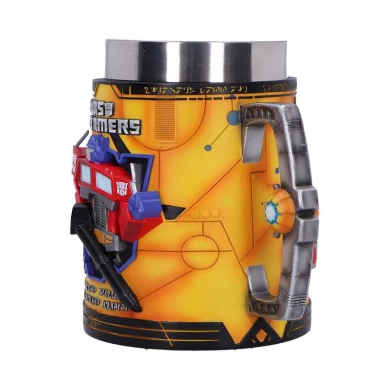Official Transformers Mug,Optimus Prime Collectible,Autobot Sci-Fi Drinkware,80s Cartoon Fan Gift,Cybertron Themed Barware