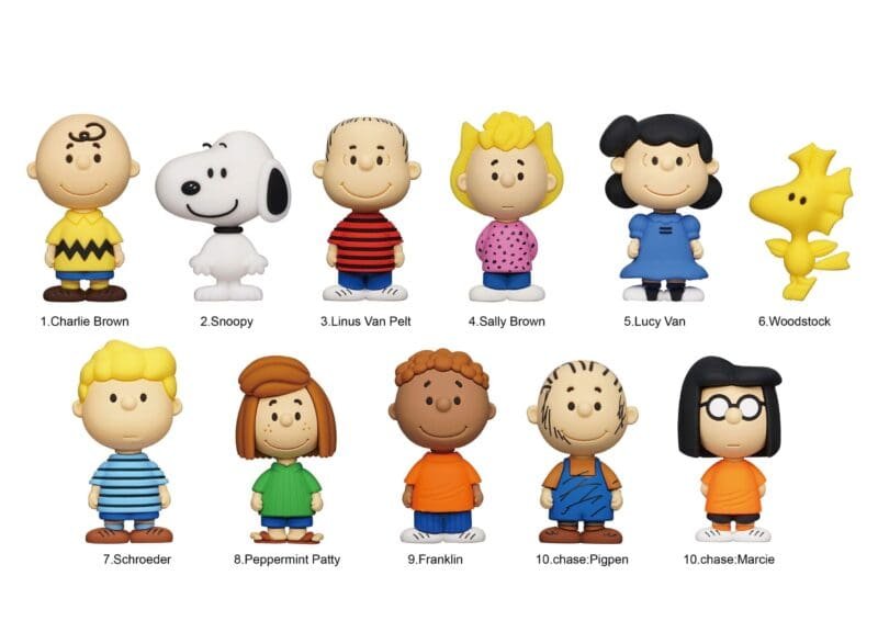 Peanuts Bag Clip Characters