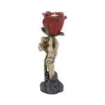 Eternal Flame Skeleton Rose Tealight Holder,Skeleton Rose Candle Holder,Nemesis Now Gothic Decor,Gothic Tealight Holder,Alternative Wedding Decoration,Gothic Valentine Decor