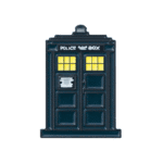 Tardis Pin Badge