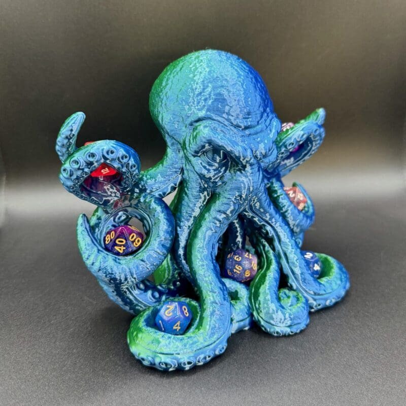 octopus dice holder