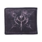 Gothic Wallet,Skull and Raven Purse,Alternative Fashion Accessory,Occult Embossed Wallet,Dark Fantasy Art Gift