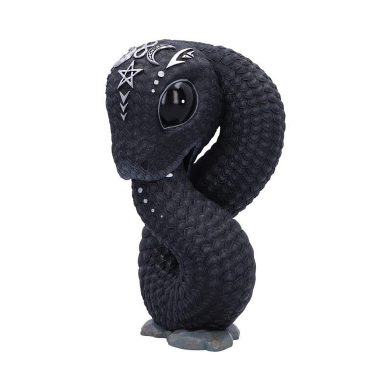 Gothic Serpent Figurine,Nemesis Now Cult Cuties,Wiccan Altar Statue,Ouroboros Occult Ornament,Mythological Creature Decor