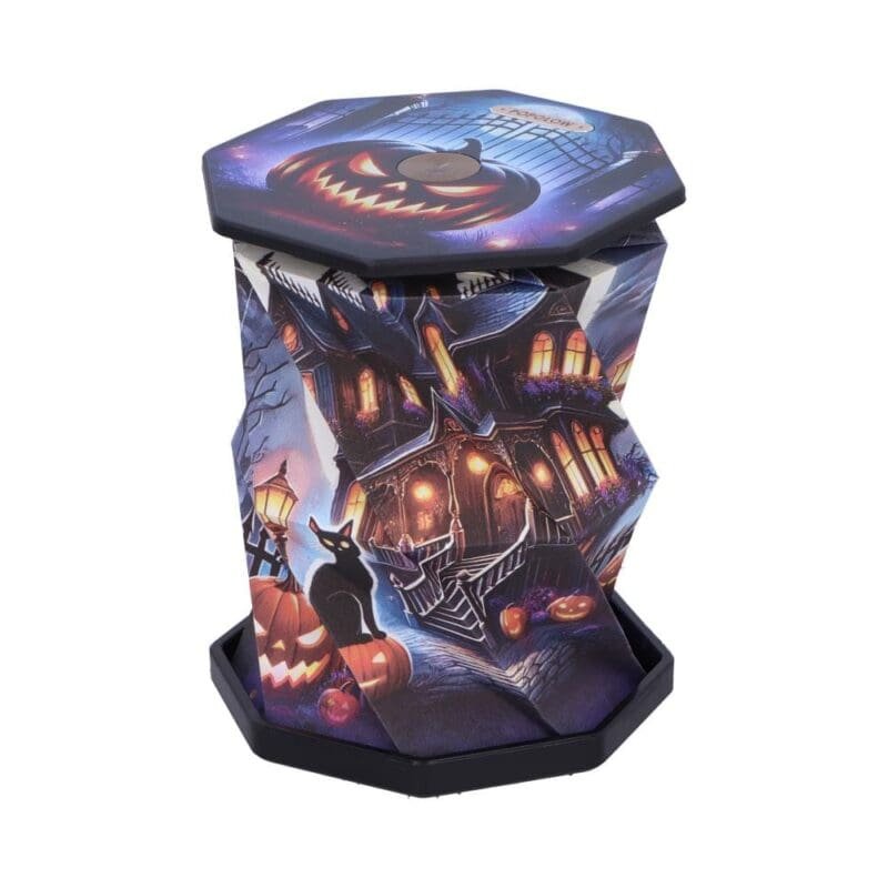 Halloween Lamp,Rechargeable Pumpkin Light,Spooky Gothic Decor,Portable Halloween Decoration,Dimmable LED Night Light