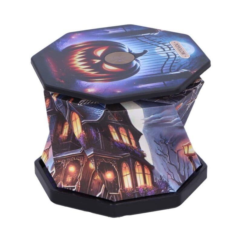 Halloween Lamp,Rechargeable Pumpkin Light,Spooky Gothic Decor,Portable Halloween Decoration,Dimmable LED Night Light
