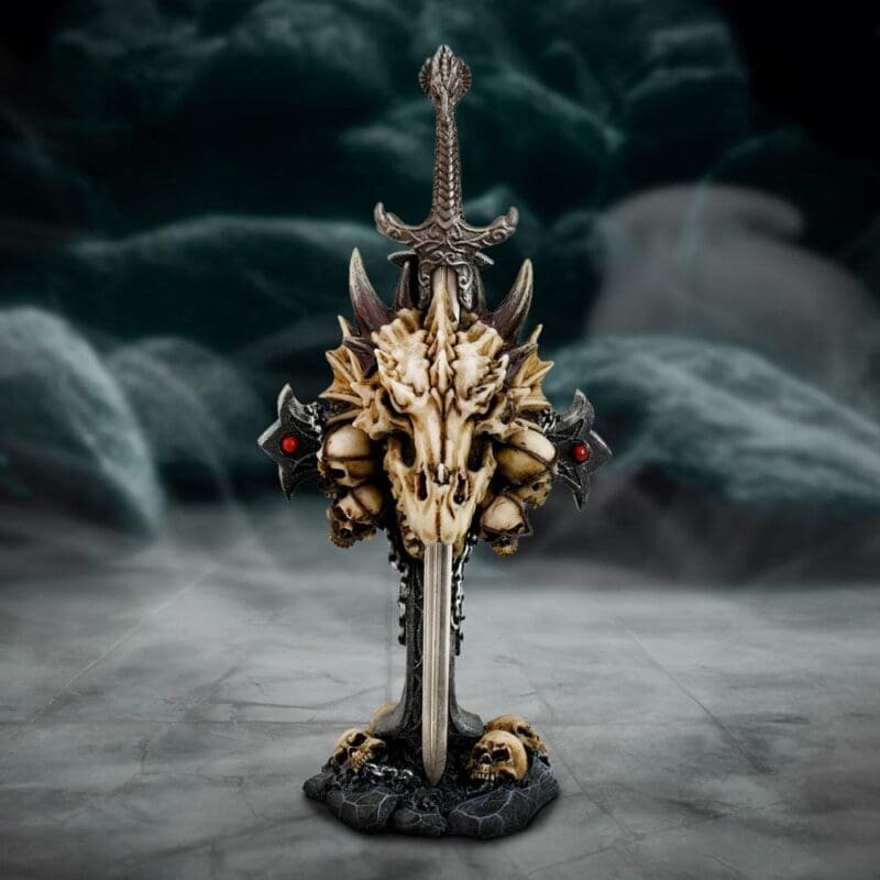 Dragon Letter Opener,Fantasy Desk Accessory,Gothic Office Decor,Medieval Sword Collectible,Dragon Figurine Gift
