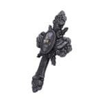 d7311c25-1.jpg Memento Horas Clock,Gothic wall clock,Nemesis Now timepiece,Skull cross clock,Gothic home decor