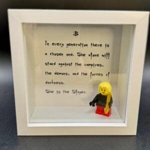 Buffy Lego Minifigure Display Frame