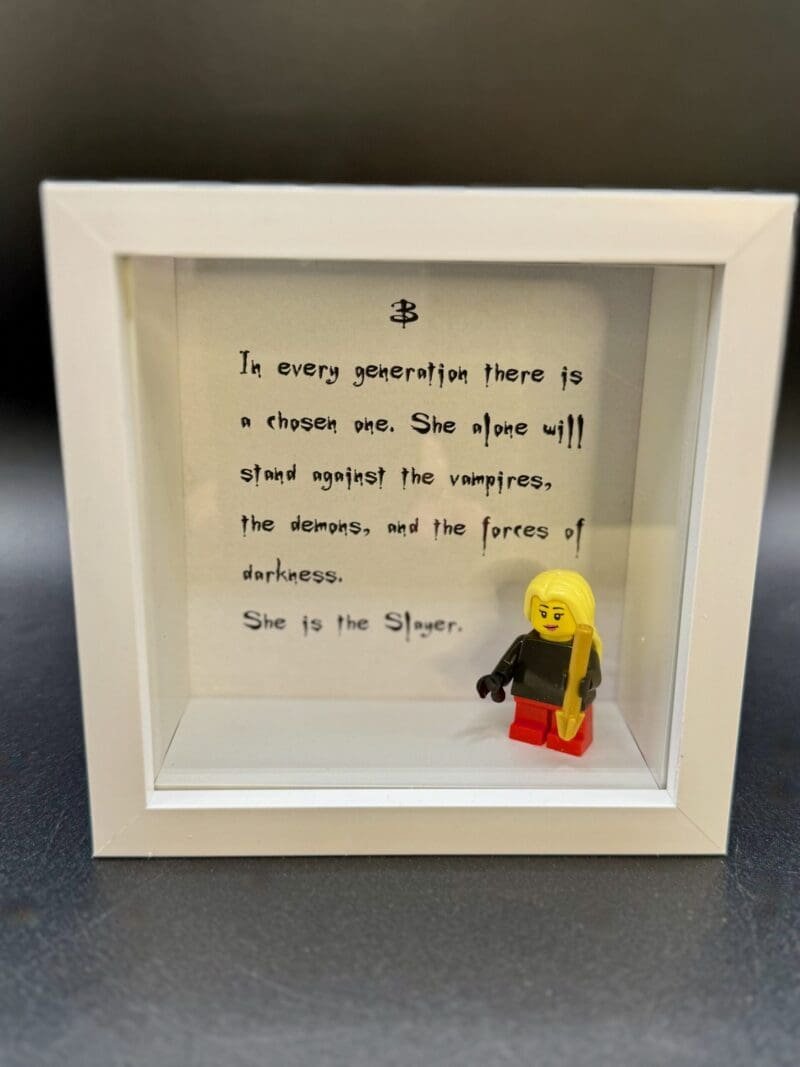 Buffy Lego Minifigure Display Frame