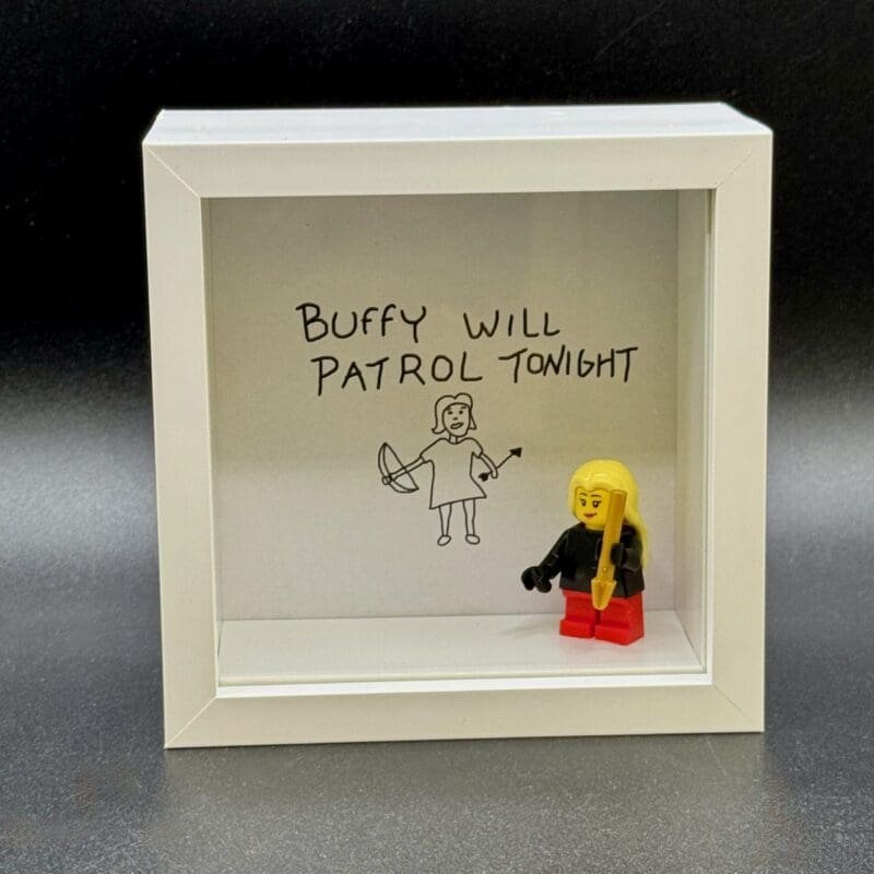 Buffy Lego Minifigure Display Frame