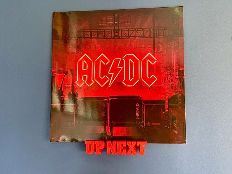 Vinyl Record Shelf,Up Next Vinyl Holder,Now Playing Display,Album Display Ledge,Record Collector Gift UK