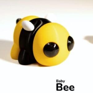 Bee Fidget / Keyring Model - Flexi Articulated - Mini Animals - 3D Printed
