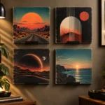 vinyl display shelf