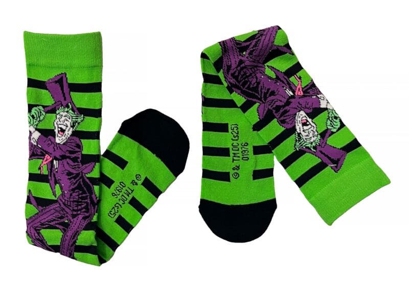 DC Comics socks,mens socks multipack,assorted character socks,Batman and Joker socks,Official DC merchandise
