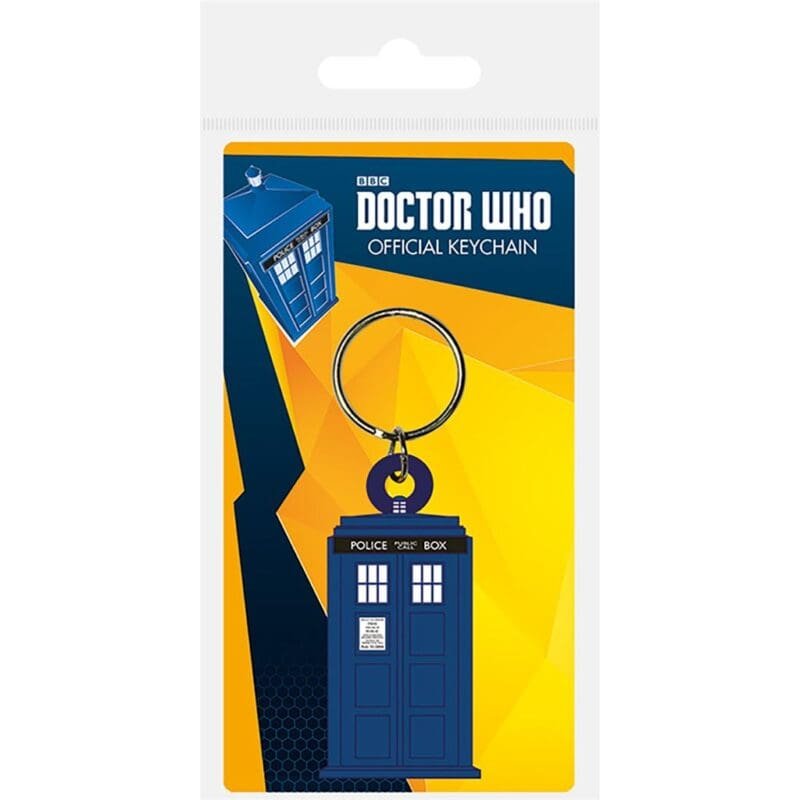 Doctor Who TARDIS keychain
