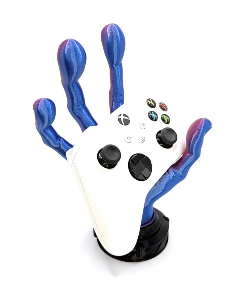 Alien Controller Holder,Gaming Controller Stand,3D Printed Gamer Gift,Sci-Fi Desk Organizer,Game Room Decor