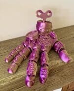 Articulated Steampunk Hand,3D Printed Decor,Mechanical Robot Hand,Gothic Home Accessory,Secret Storage Box