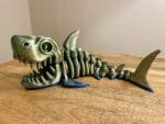 Articulated Flexi Shark,3D Printed Fidget Toy,Skeleton Shark Desk Decor,Sensory Stress Relief Toy,Unique Ocean Gift