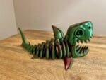Articulated Flexi Shark,3D Printed Fidget Toy,Skeleton Shark Desk Decor,Sensory Stress Relief Toy,Unique Ocean Gift